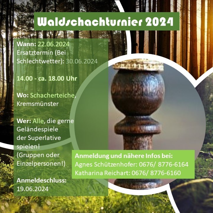 Waldschachtournier Plakat
