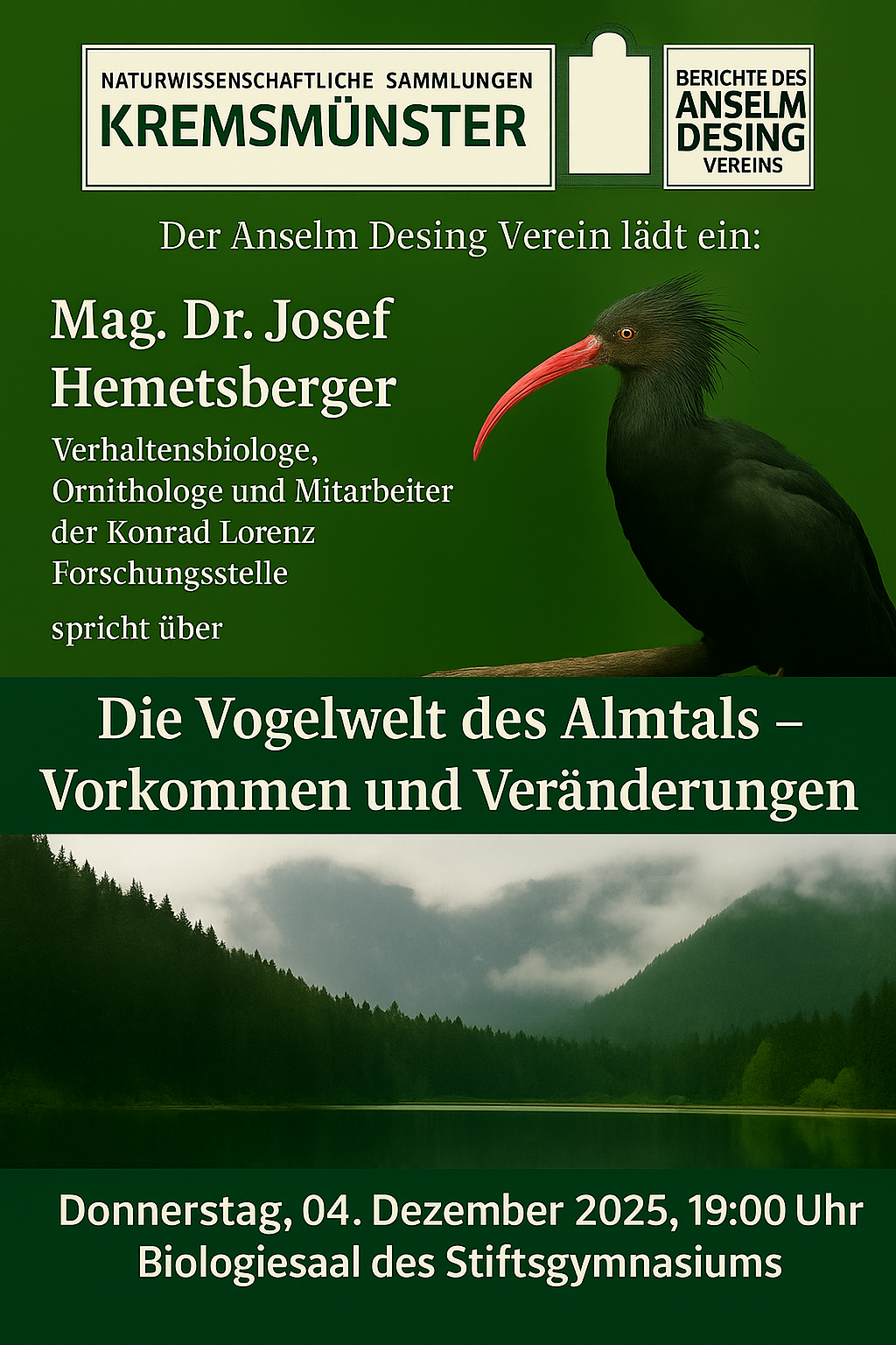 Anselm Desing Verein Vortrag Hemetsberger Einladung