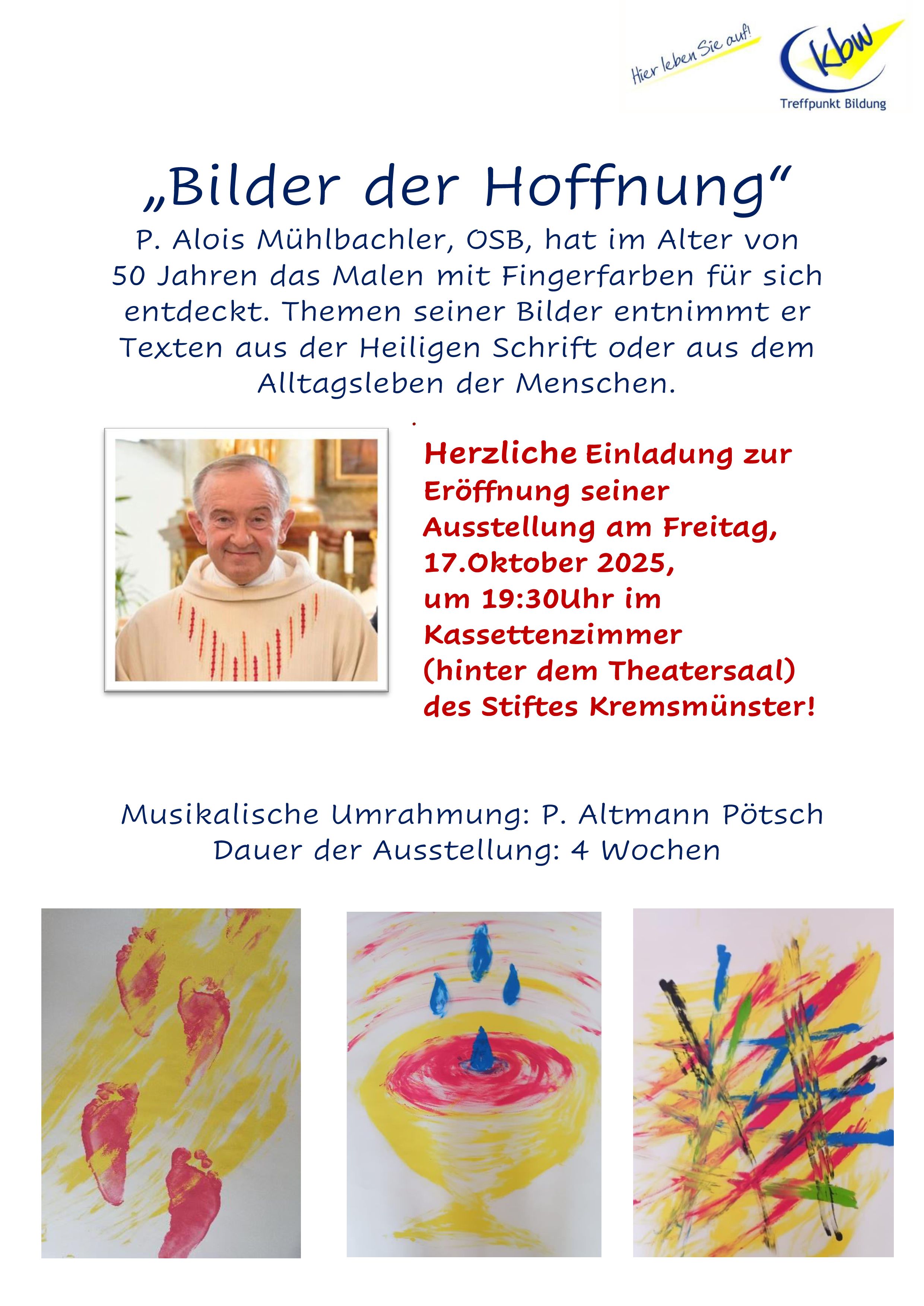 KBW Bilder der Hoffnung Ausstellung P. Alois