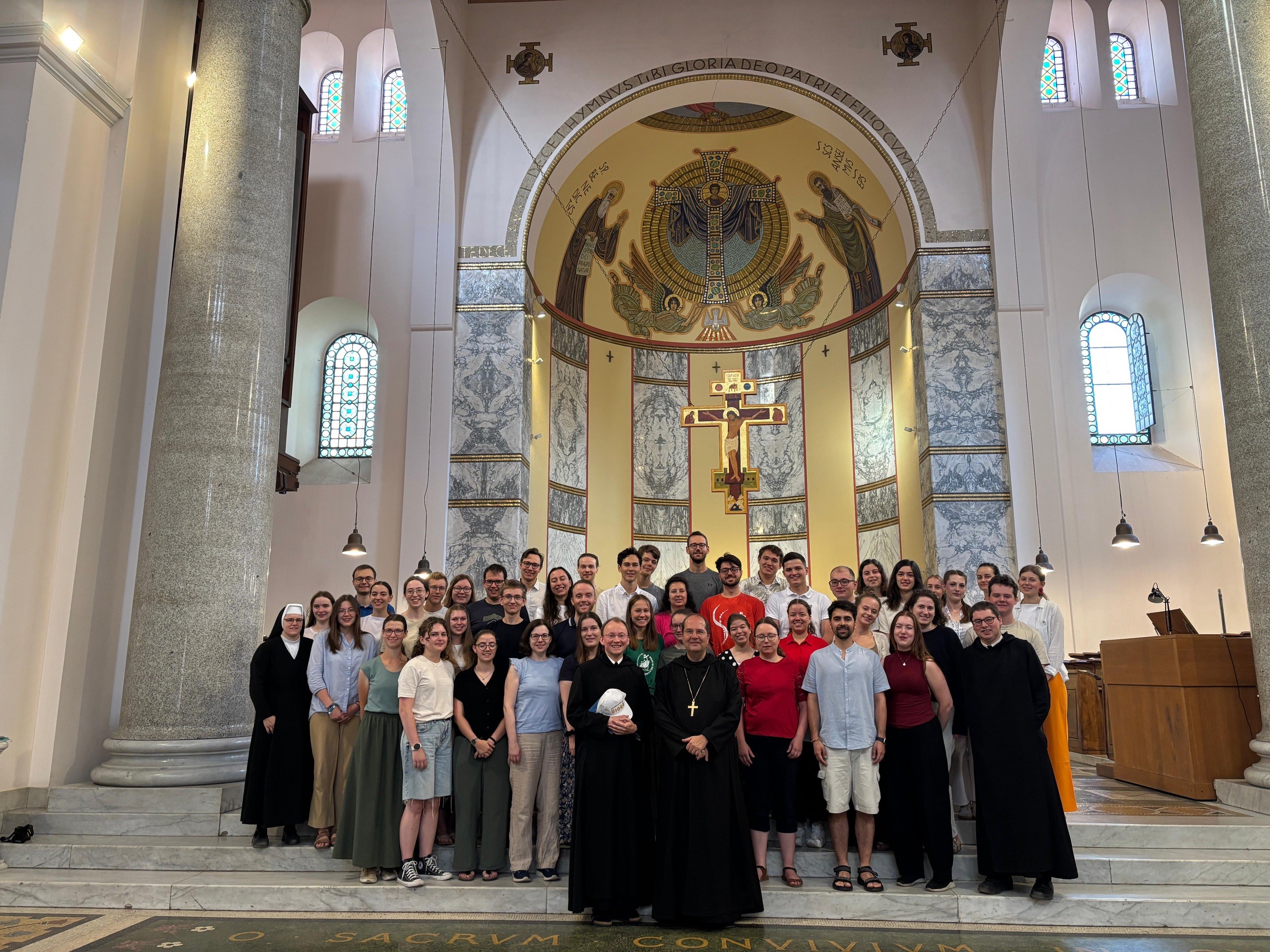 TB Romreise 2025 Gruppenfoto in SantAnselmo