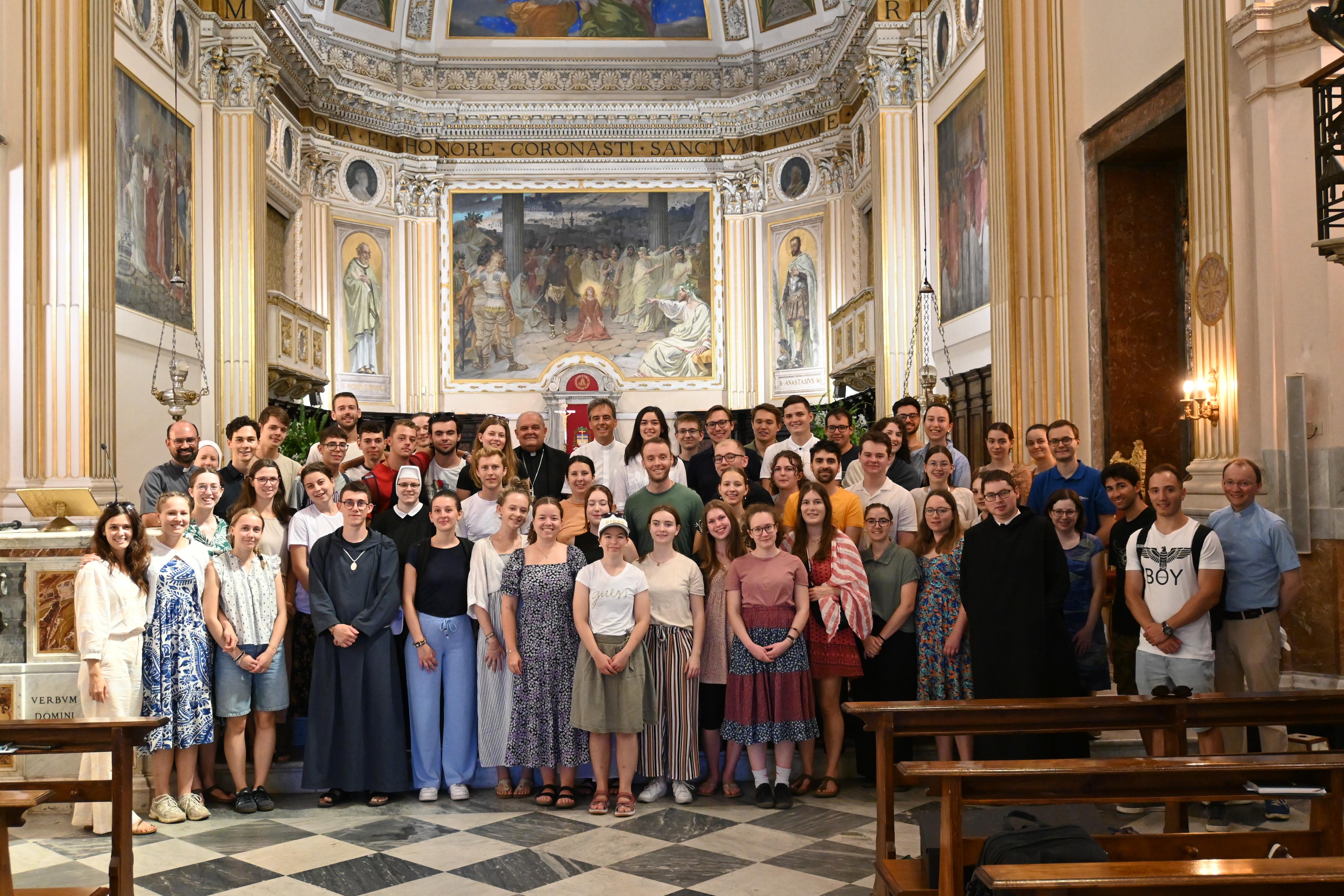 TB Romreise Palestrina Gruppenfoto