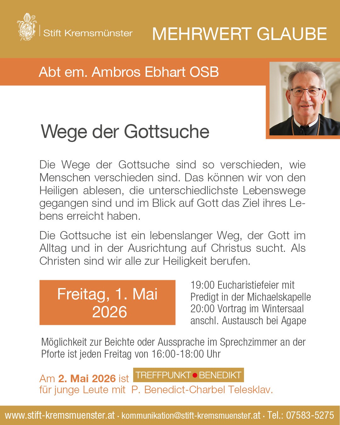 Mehrwert Glaube Plakat 01.05.26