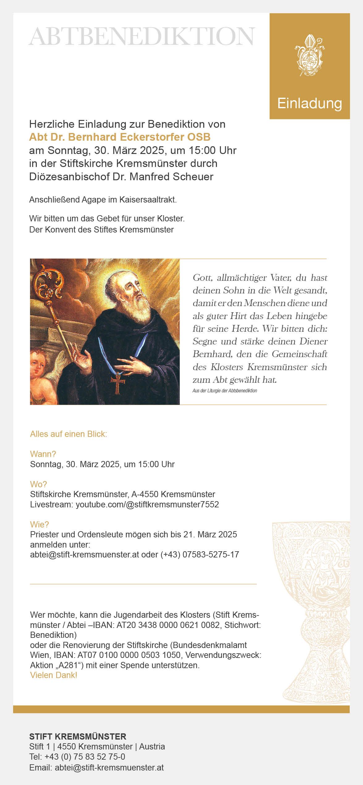 mail einladung abtenediktion2