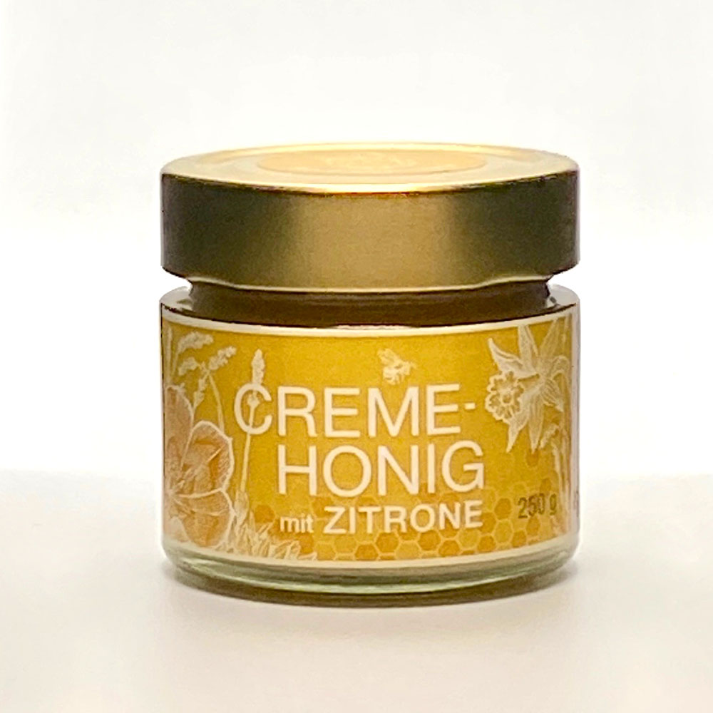 Creme Honig mit Zitrone 250g