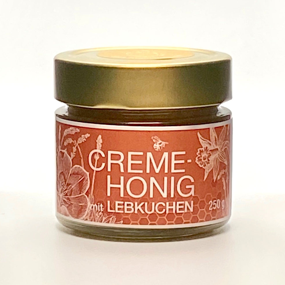 Creme Honig mit Lebkuchen 250g (nur in der Weihnachtszeit) Creme Honig mit Lebkuchen 250g (nur in der Weihnachtszeit)