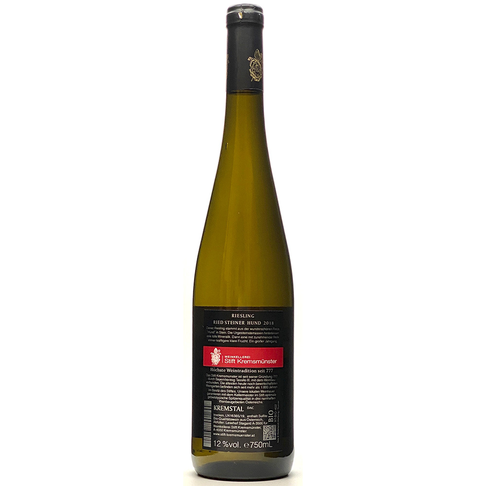 Steiner Hund Riesling 2018 Kremstal DAC - BIO