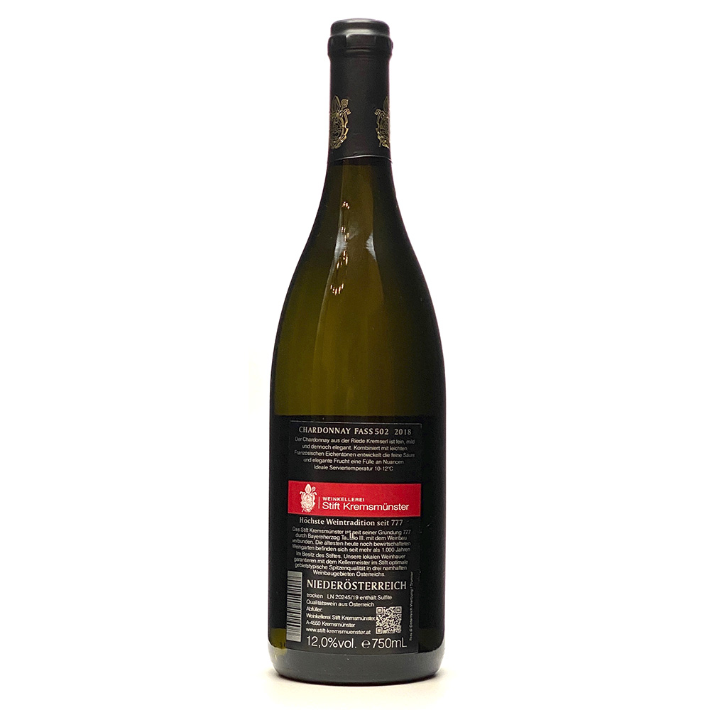 Chardonnay FASS 502/503 - 2020 Ried Kremserl BIO