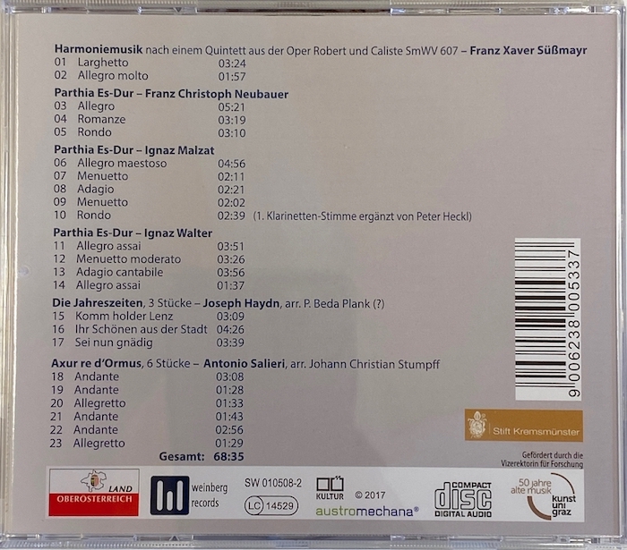 Harmoniemusik aus dem Stift Kremsmünster