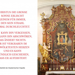 P. Nikolaus Zacherl Andenken aussen