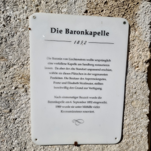 Baronkapelle Widmung