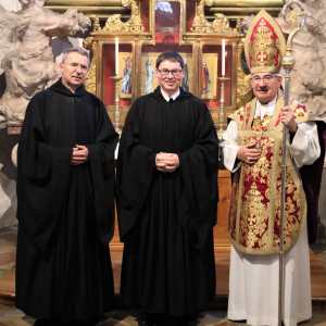 mit Novizenmeister_P_Altman und Abt Ambros