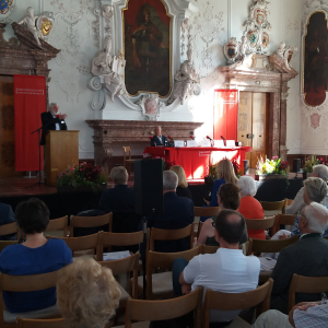 Dr. Franz Fischler mit dem Vortrag Christentum und Europa