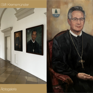 Abt Ambros Porträtgemälde Äbtegalerie
