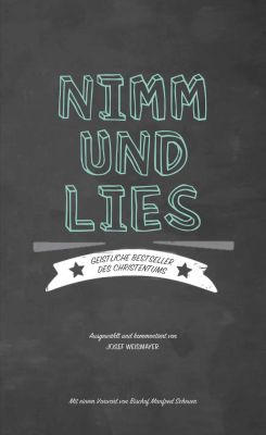 Nimm und lies: Geistliche Bestseller des Christentums. Buchcover in dunkelgrauer Betonoptik.