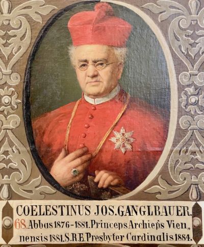 Abt Cölestin Ganglbauer, später Erzbischof von Wien