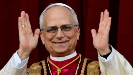 Papst Leo XIV. Fotocredit: TIZIANA FABI / AFP / picturedesk.com