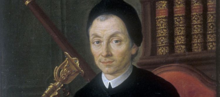 Porträt eines Benediktiners und Astronomen des 18. Jahrhunderts